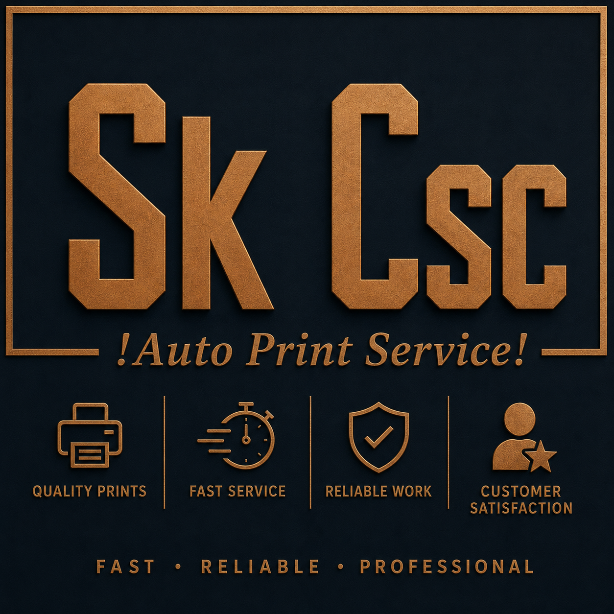 SK CSC Auto Print Service logo